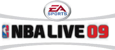 NBA Live 09 title screen for Playstation 2